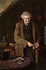 Charles Spencelayh The Cause of All The Trouble painting